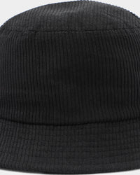 EN ES Corduroy Bucket Hat Black