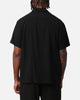 XXIII Desert Flower Linen Button Up Shirt Black