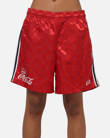 Carre Carré X Coca Cola Legacy Checker Shorts Red