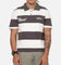 Carre Common Striped Polo Washed Black/Off White