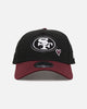 New Era San Francisco 49ers 'Burgundy Hearts' 9FORTY A-Frame Snapback Black/Maroon