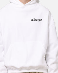 Carre Break Hoodie White