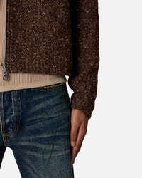 MNML Pea Pocket Wool Jacket Brown