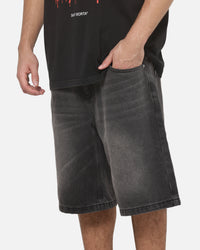 Saint Morta Amplus Devotion Denim Jorts Black Shadow