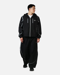 Loiter Hybrid Tek Windbreaker Black