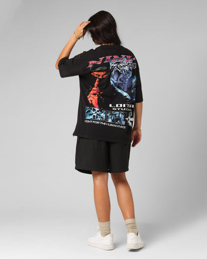 Loiter Ninja Vintage T-Shirt Vintage Black