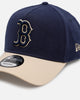 New Era Boston Red Sox 'Moleskin' 9FORTY A-Frame Snapback Navy