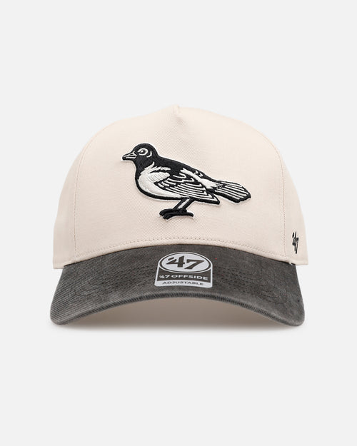 47 Brand Baltimore Orioles 'Washed Black Visor' 47 Offside Snapback Natural