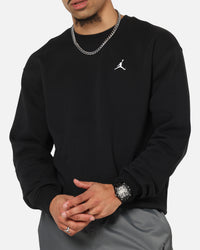 Jordan Brooklyn Fleece Crewneck Black/White