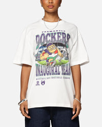 Mitchell & Ness Fremantle Dockers Mascot T-Shirt Vintage White