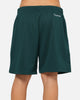 Mitchell & Ness Miami Dolphins Stars & Text Mesh Shorts Deep Sea Teal