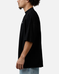 Saint Morta Divine Duty Mock Neck T-Shirt Black