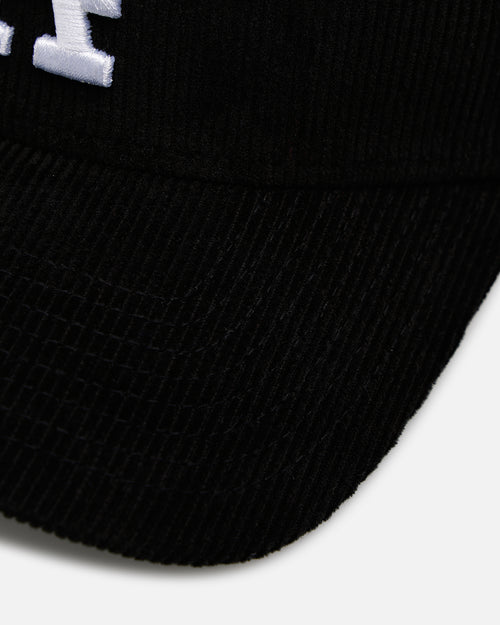 New Era Los Angeles Dodgers 'Black Cord' 9FORTY A-Frame Corduroy Snapback Black