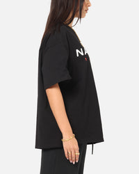 Nautica Letter Logo T-Shirt Black