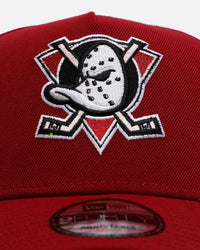 New Era Anaheim Ducks 'Candy Apple' 9FORTY A-Frame Snapback Cardinal