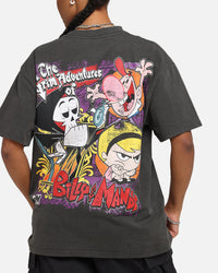 American Thrift X Cartoon Network Grim Adventures Heavy T-Shirt Black Wash