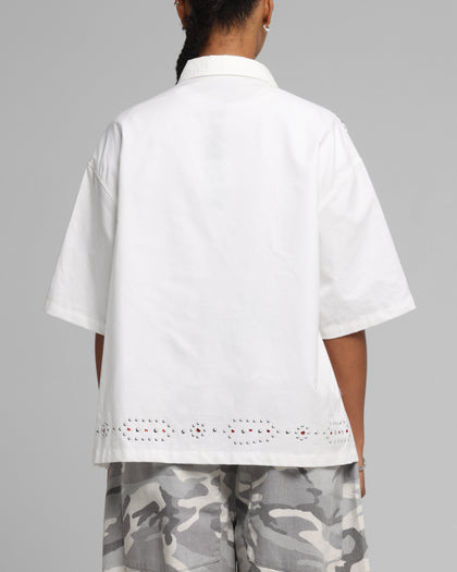 Loiter Western Button Up Shirt Cream