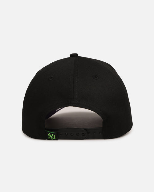 New Era New York Yankees 'Spooky Script' 9FORTY A-Frame Snapback Black/Green/Purple