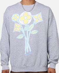 Secret Club Flower Crewneck Ash