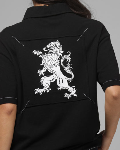 Loiter Unity Polo T-Shirt Black