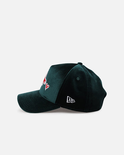 New Era Boston Red Sox 'Velvet Hearts' 9FORTY A-Frame Snapback Green