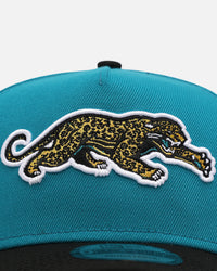 New Era Jacksonville Jaguars 'NFL Kickoff' 9FORTY A-Frame Snapback Teal