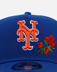 New Era New York Mets 'Rose Emblem' 9FORTY A-Frame Snapback Official Team Color