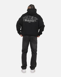 Saint Morta LA Flame Hoodie Black