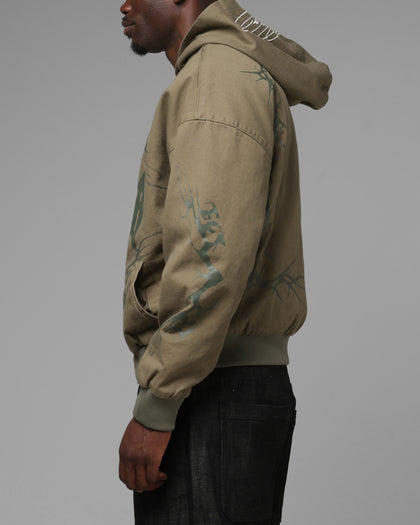 Loiter Cybercross Work Jacket Green