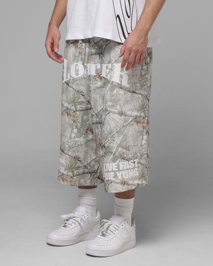 Loiter Impact Fleece Shorts Hunter Camo