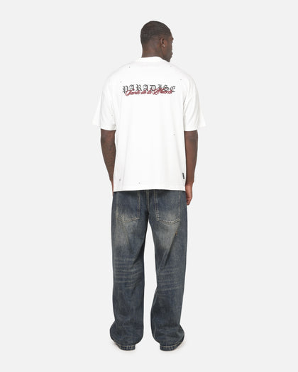 Saint Morta Paradise Boxy T-Shirt Off White