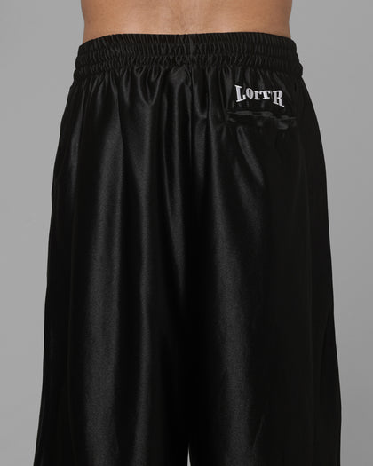 Loiter Impact Satin Shorts Black