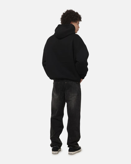 Carre Illusion Hoodie Solid Black