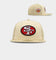 New Era San Francisco 49ers 'Raffia Front' 59FIFTY Fitted Vegas Gold