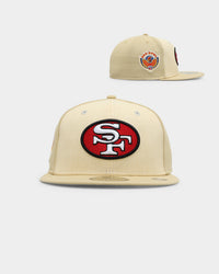 New Era San Francisco 49ers 'Raffia Front' 59FIFTY Fitted Vegas Gold