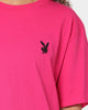 Playboy Stack T-Shirt Hot Pink