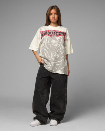 Loiter Airbrush Panther T-Shirt White