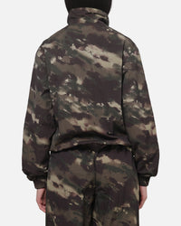 Adidas Women's Loose Track Top Green Camo