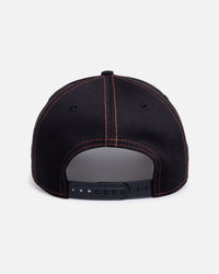 New Era Atlanta Braves 'Spider Web' 9FORTY A-Frame Snapback Black/Orange