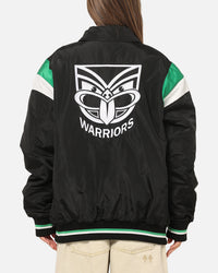 Bleacher Athletic New Zealand Warriors NRL Legacy Baseball Jacket Black