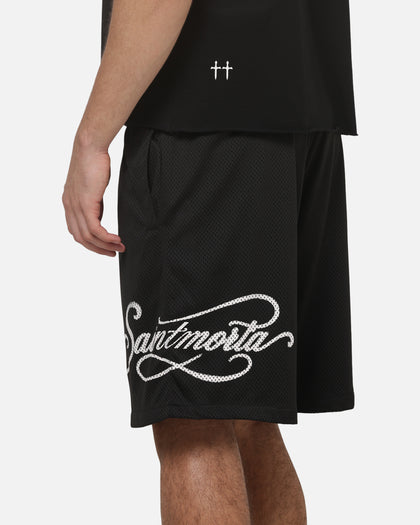 Saint Morta Scripted Mesh Shorts Black