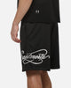 Saint Morta Scripted Mesh Shorts Black
