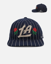 Mitchell & Ness Los Angeles Clippers 'Vintage Denim Stripes' Pro Pinch Snapback Denim Blue