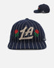 Mitchell & Ness Los Angeles Clippers 'Vintage Denim Stripes' Pro Pinch Snapback Denim Blue