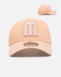 New Era Mexico National Baseball Team 'Peaches' 9FORTY A-Frame Snapback Peach