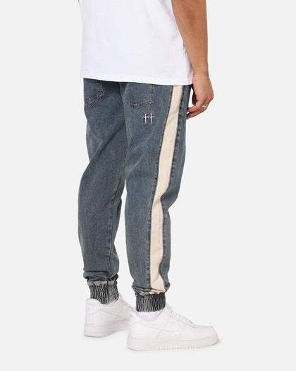 Saint Morta Sidewinder Denim Joggers Dirty Denim
