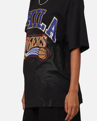 Mitchell & Ness Philadelphia 76ers Year Of The Dragon T-Shirt Faded Black