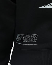 73 Studio Rey Mysterio Masked Hoodie Black Wash
