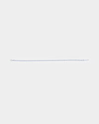 Saint Morta 3mm Cuban Bracelet White Gold