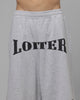 Loiter Impact Fleece Shorts Grey Marle
